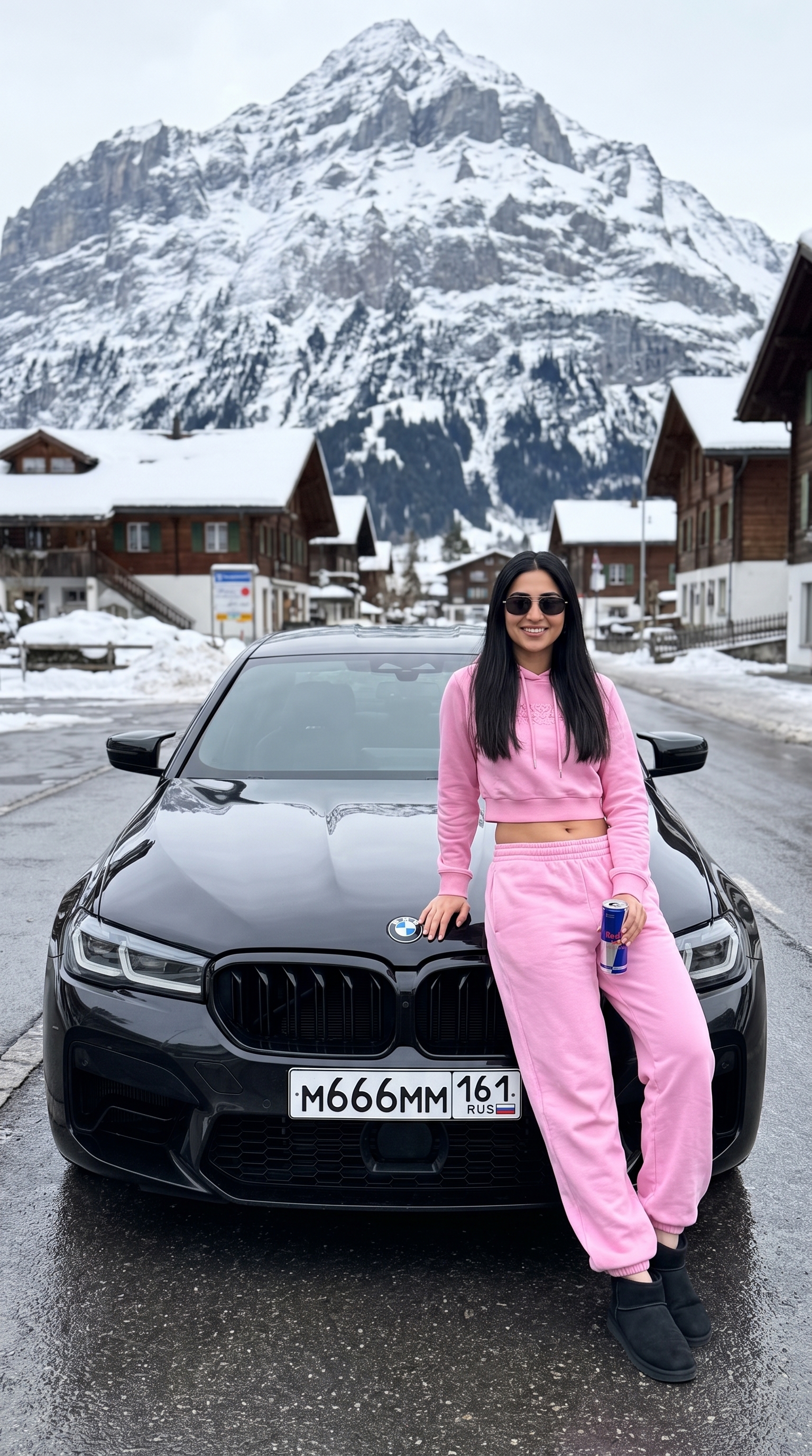 Example output for Alpine Luxe — Pink Versace × BMW M5
