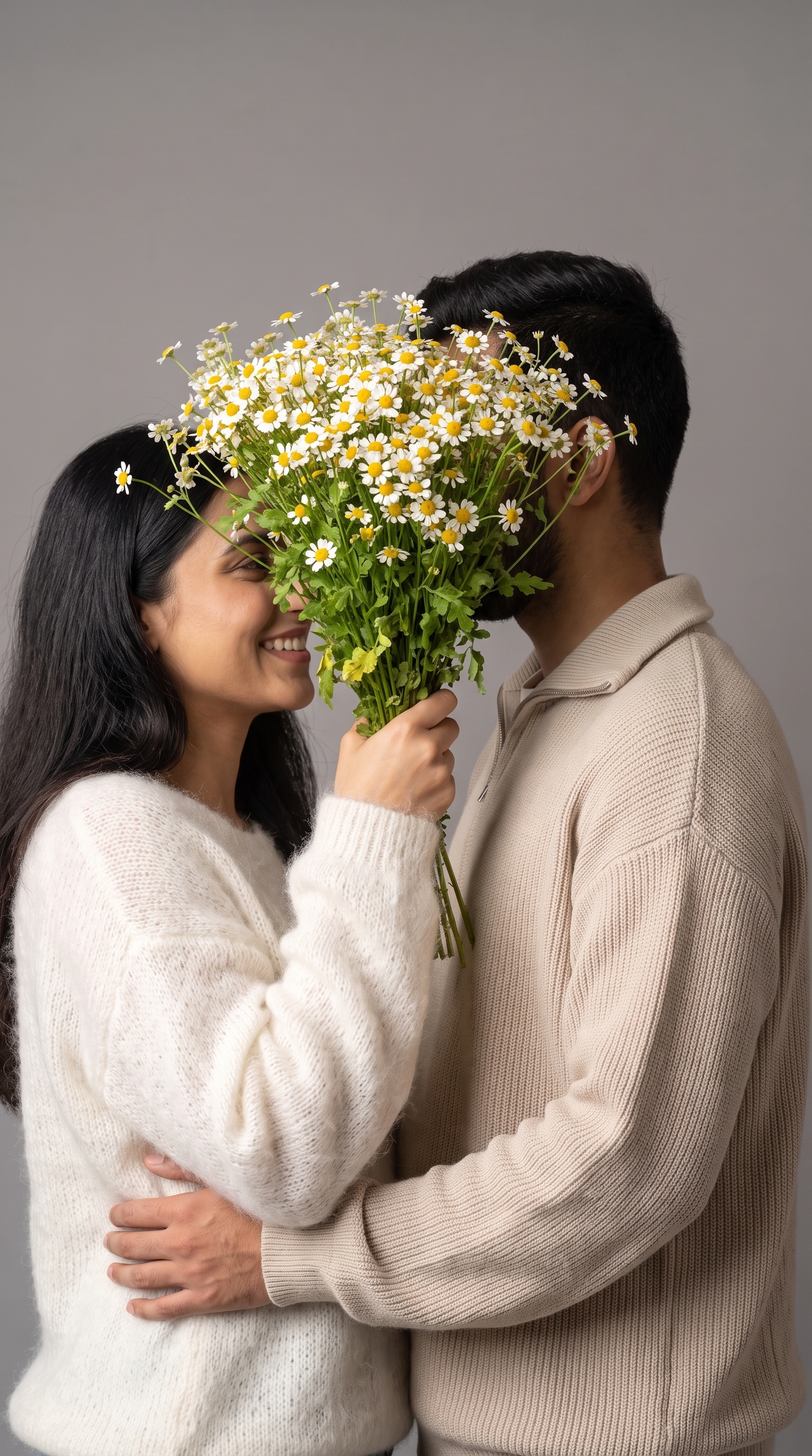 Example output for Daisy Bouquet Portrait