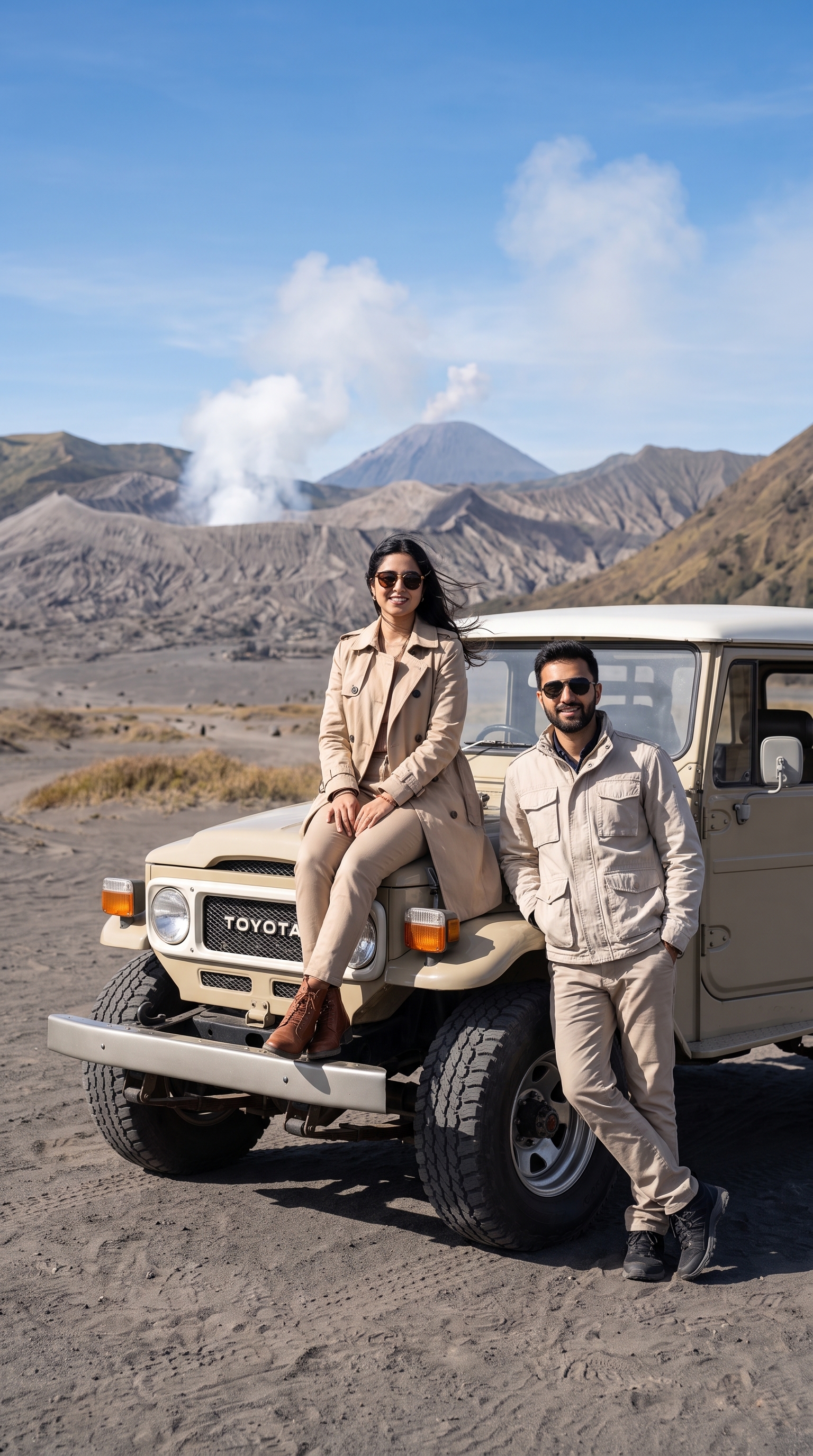 Example output for Desert Adventure Couple Portrait