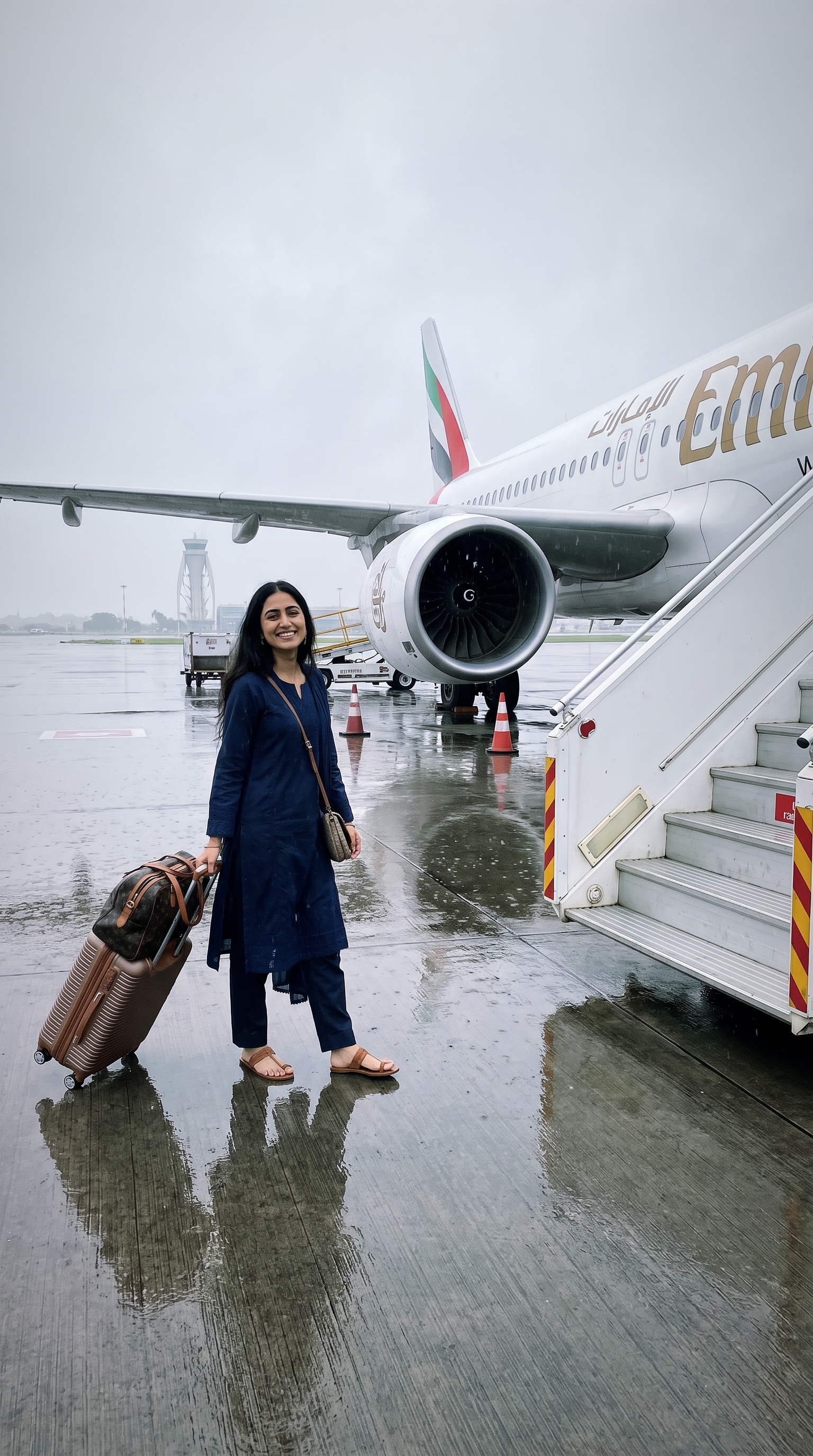 Example output for Emirates Boarding Walk