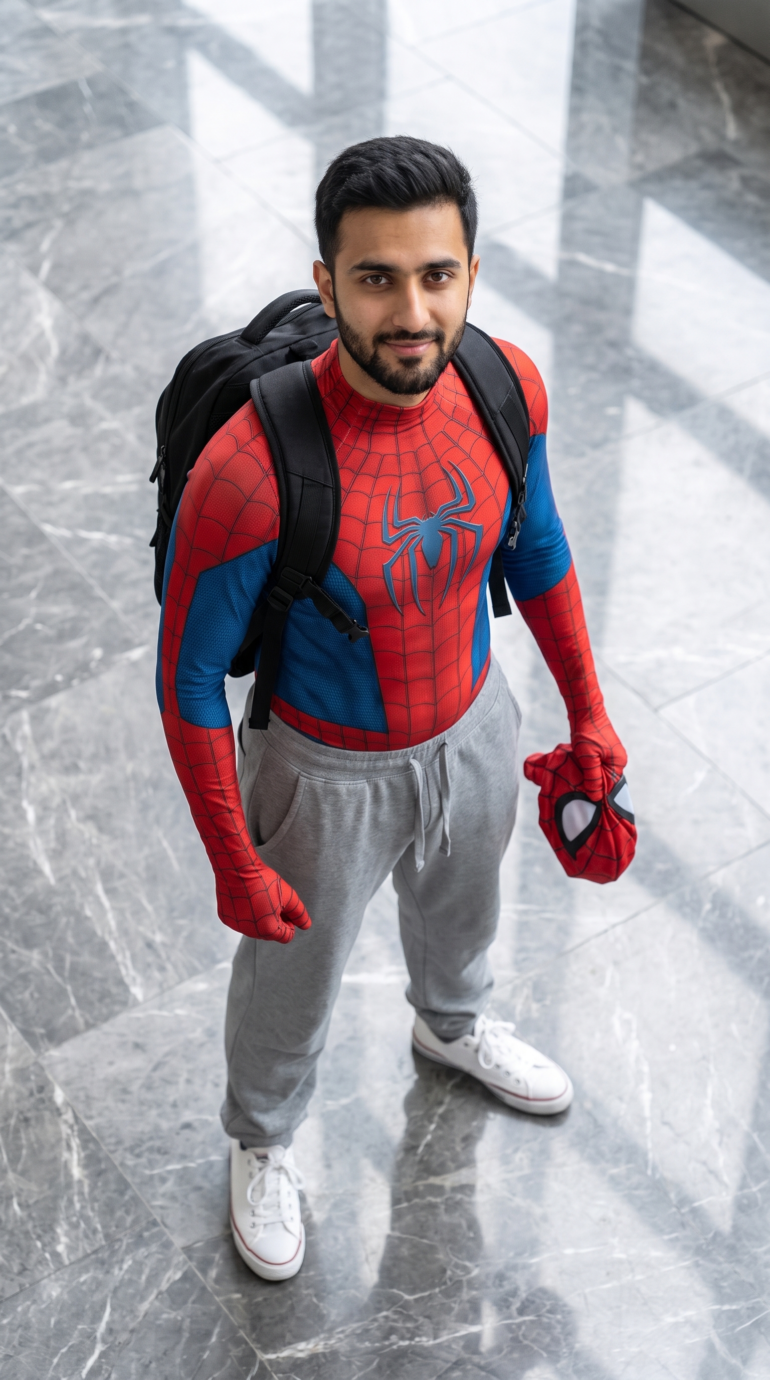 Example output for Spider-Man